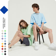 Загрузить изображение в средство просмотра галереи, Unisex Plain Multicolor Oversized Streetwear T-Shirt
