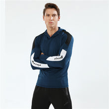 Charger l&#39;image dans la galerie, Mans joggers hoodie sweatshirt with color block sleeve
