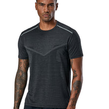 Charger l&#39;image dans la galerie, Men Fitness Training Jogging Short sleeve Sports wear T-shirt with Jacquard
