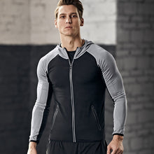 Загрузить изображение в средство просмотра галереи, Gym soprt zip up mens trench jacket hoodie
