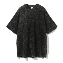 Charger l&#39;image dans la galerie, Heavy weight oversize edged street off shoulder fashion unisex cotton short sleeve t-shirts
