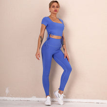 將圖片載入圖庫檢視器 U-neck fitness compression luxury seamless legging yoga set
