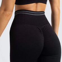 Charger l&#39;image dans la galerie, Seamless Contrast color stripe &amp; Backless Yoga wear set

