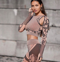 將圖片載入圖庫檢視器 Camouflage gym yoga set
