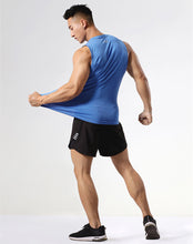 Загрузить изображение в средство просмотра галереи, Summer sportswear tank top for men quick-drying breathable tops running sleeveless crew neck tank top

