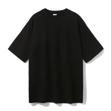 Charger l&#39;image dans la galerie, Heavy weight oversize edged street off shoulder fashion unisex cotton short sleeve t-shirts
