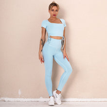 將圖片載入圖庫檢視器 U-neck fitness compression luxury seamless legging yoga set
