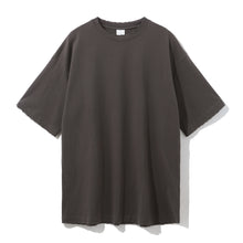 Charger l&#39;image dans la galerie, Heavy weight oversize edged street off shoulder fashion unisex cotton short sleeve t-shirts
