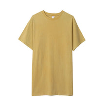 Charger l&#39;image dans la galerie, Retro Stone acid Wash Short Sleeve Plus Size Round Neck T Shirt Unisex
